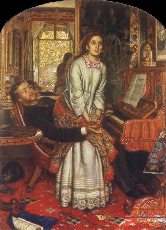William Holman Hunt The Awakening Conscience Germany oil painting art